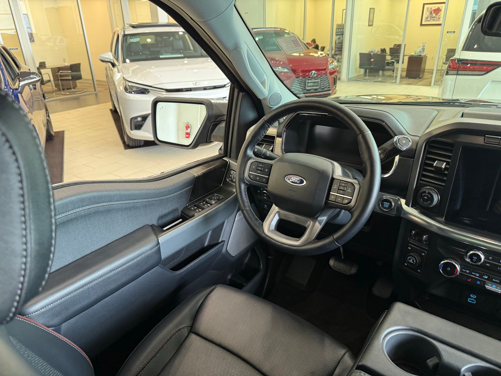 Used 2022 Blue Ford Lariat image 43
