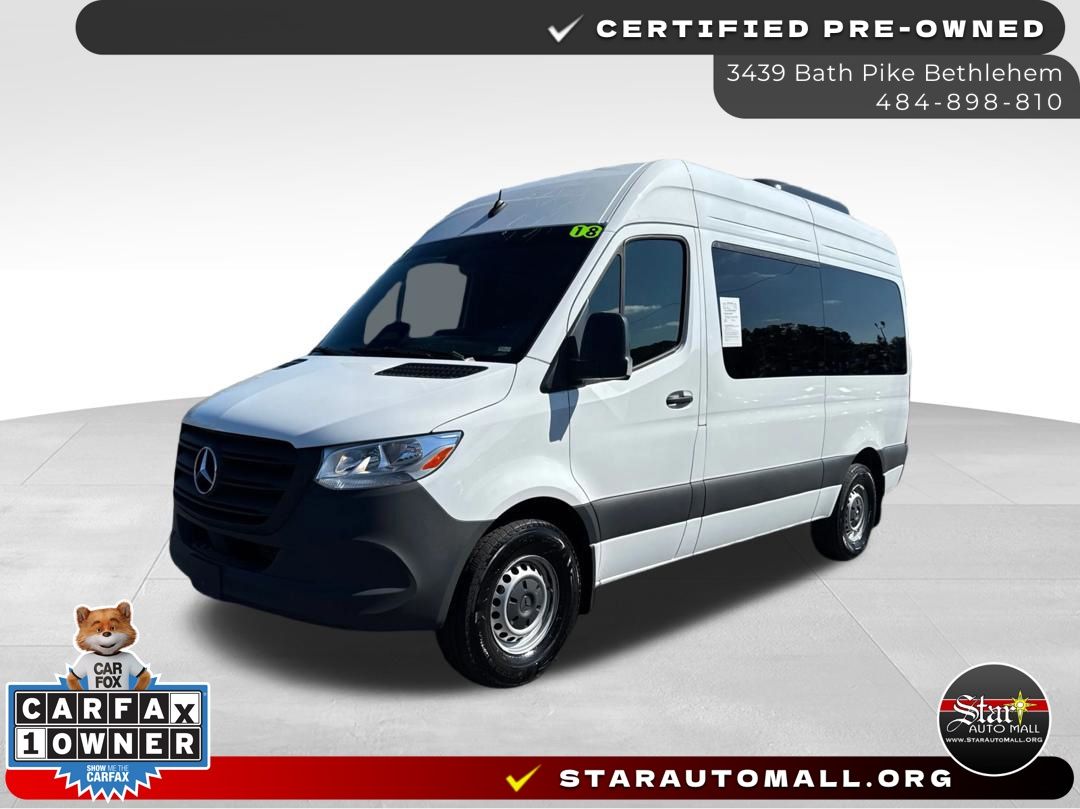 White 2025 Mercedes-Benz Sprinter Van Rear-Wheel Drive 9-Speed Automatic
