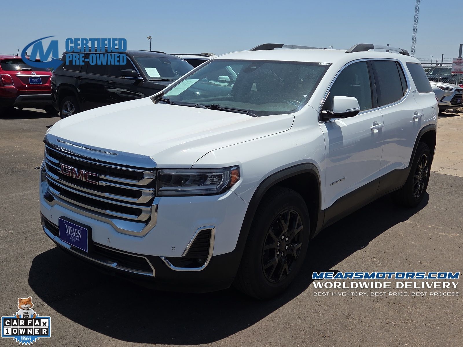 Summit White 2023 GMC Acadia SUV / Crossover Four-Wheel Drive 9-Speed Automatic