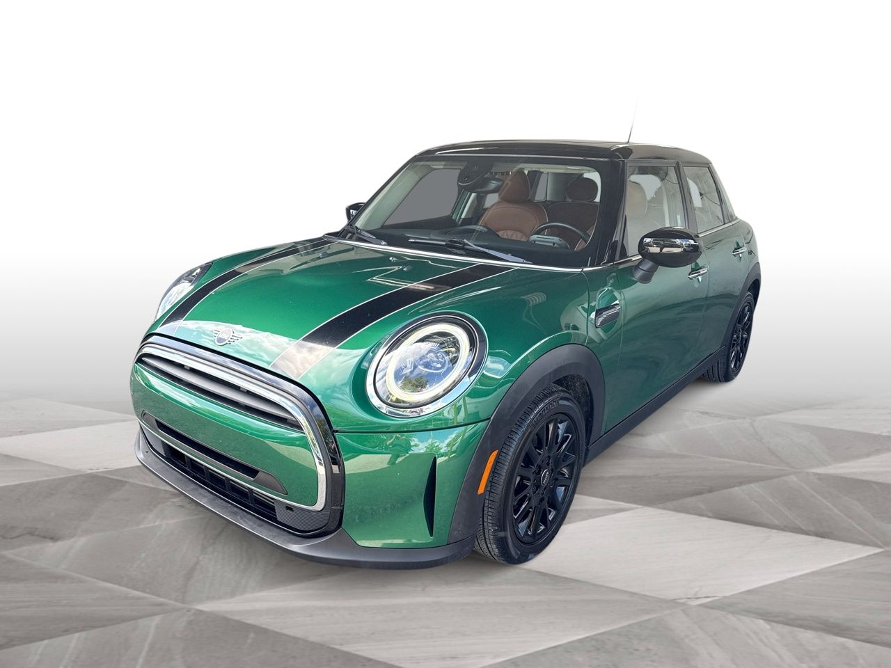 British Racing Green 2023 MINI Cooper 5-Door Hatchback FWD Hatchback 7-Speed Automatic