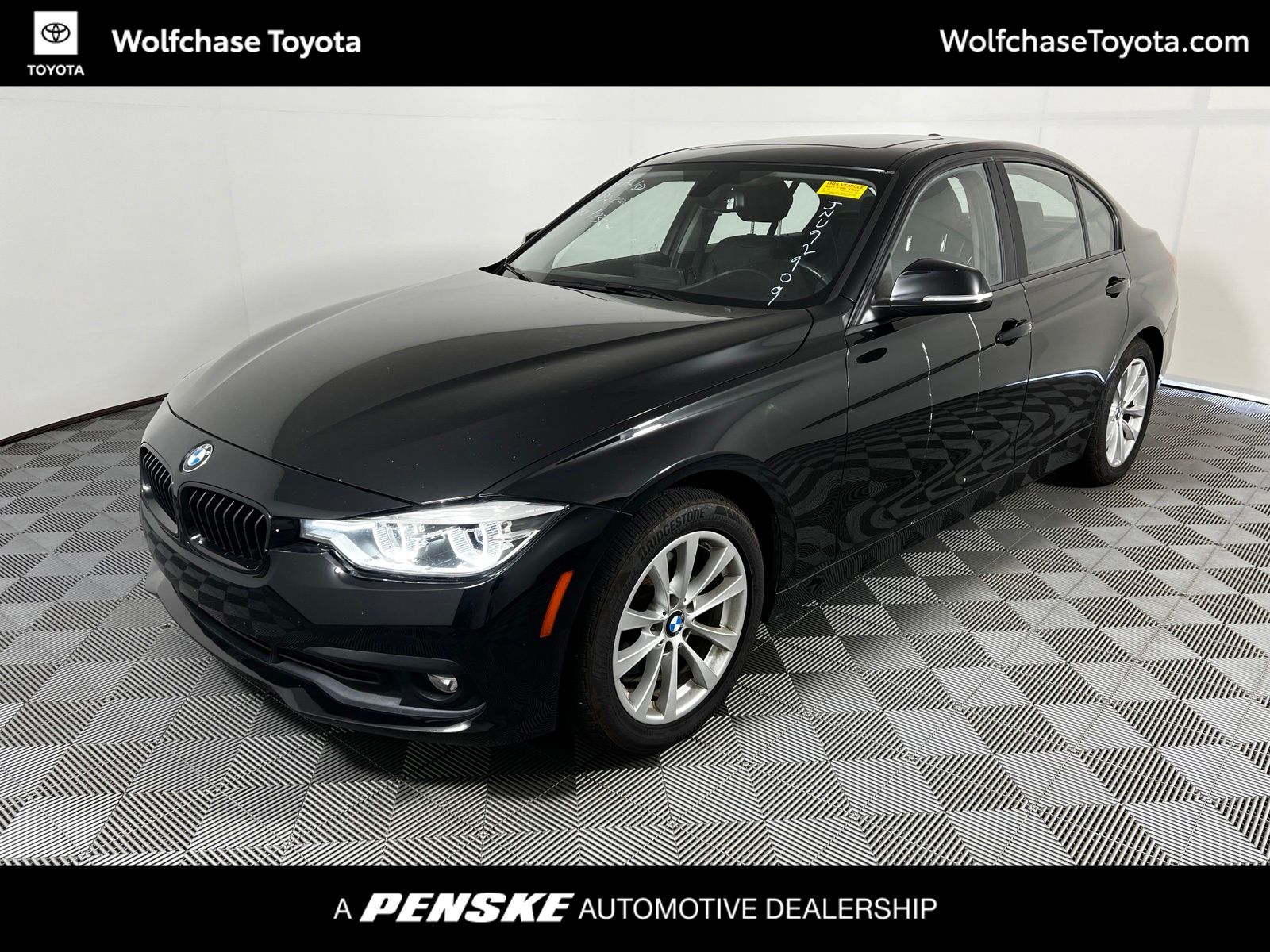 Jet Black 2018 BMW 3 Series Sedan Rear-Wheel Drive 8-Speed Automatic