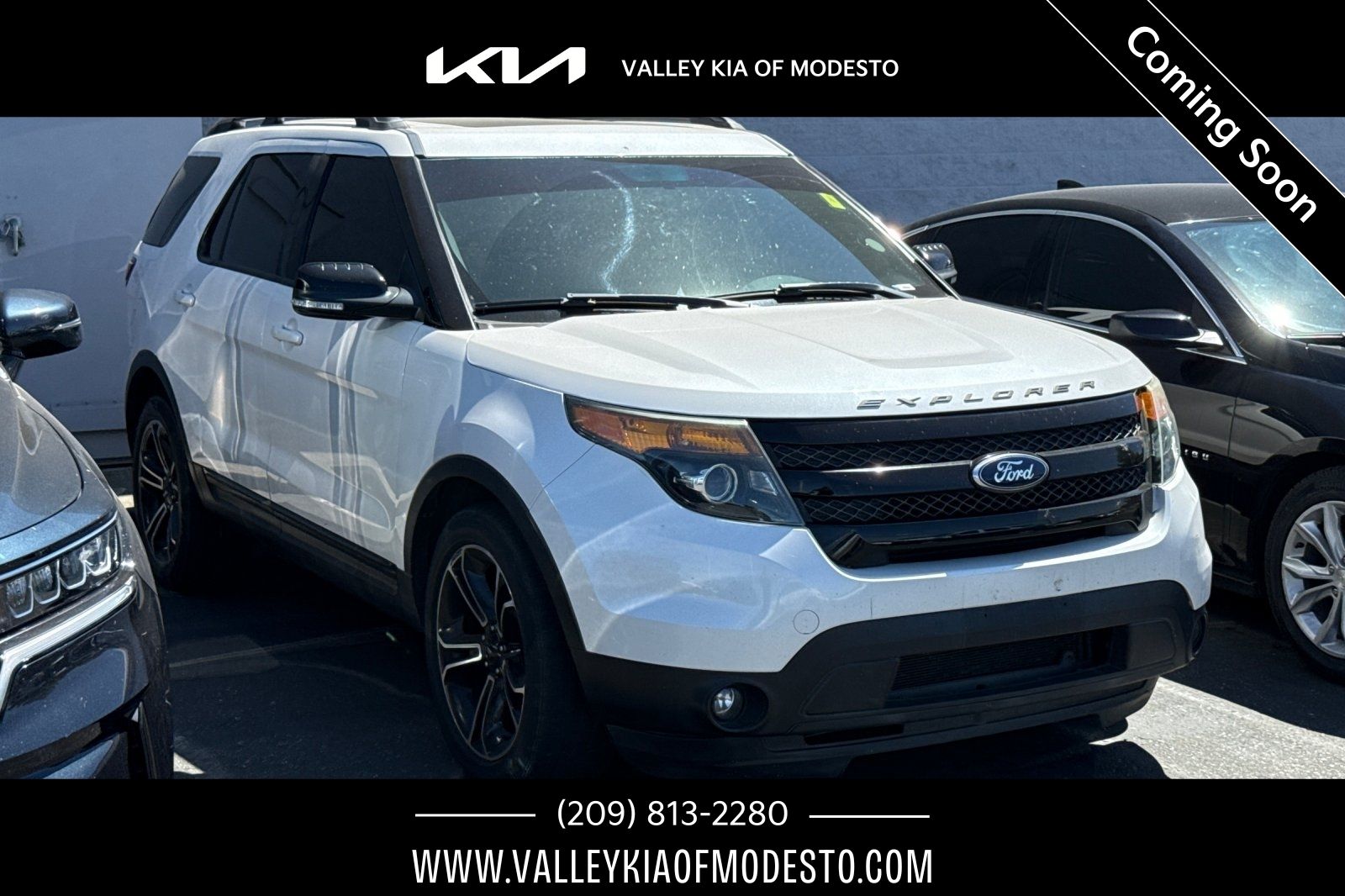 White Platinum Clearcoat Metallic 2015 Ford Explorer Sport 4WD SUV / Crossover All-Wheel Drive 6-Speed Automatic