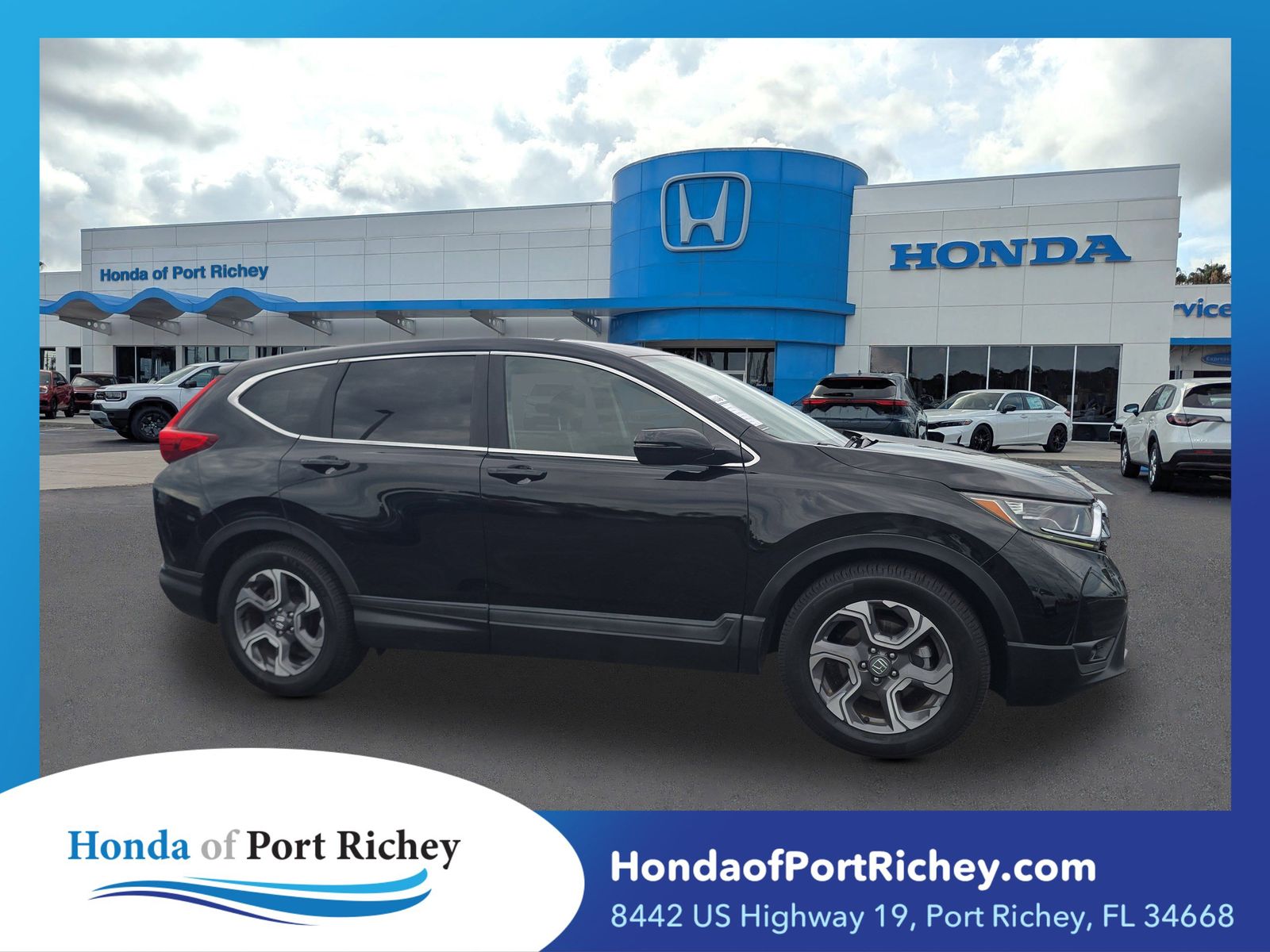 Crystal Black Pearl 2018 Honda CR-V EX-L FWD SUV / Crossover Front-Wheel Drive Continuously Variable Transmission