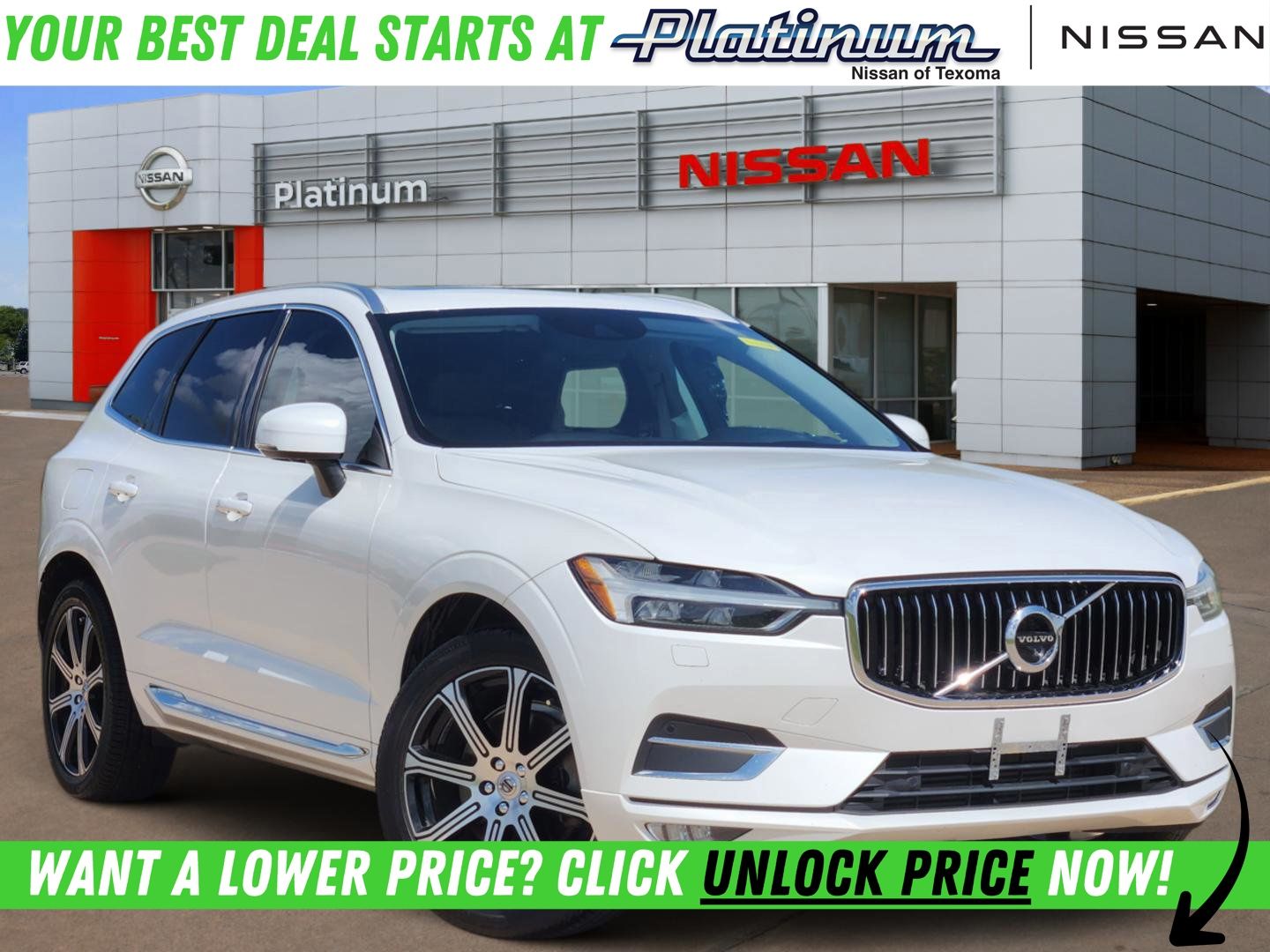 Crystal White 2020 Volvo XC60 T6 Inscription AWD SUV / Crossover All-Wheel Drive Automatic