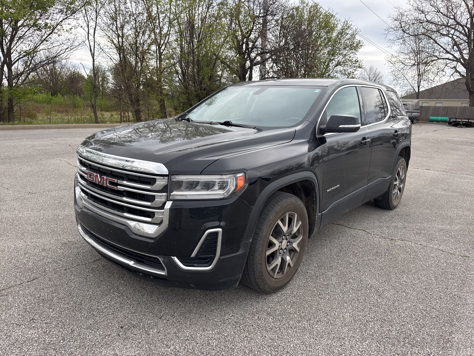 Black (Ebony Twilight Metallic) 2020 GMC Acadia SLE AWD SUV / Crossover Four-Wheel Drive 9-Speed Automatic