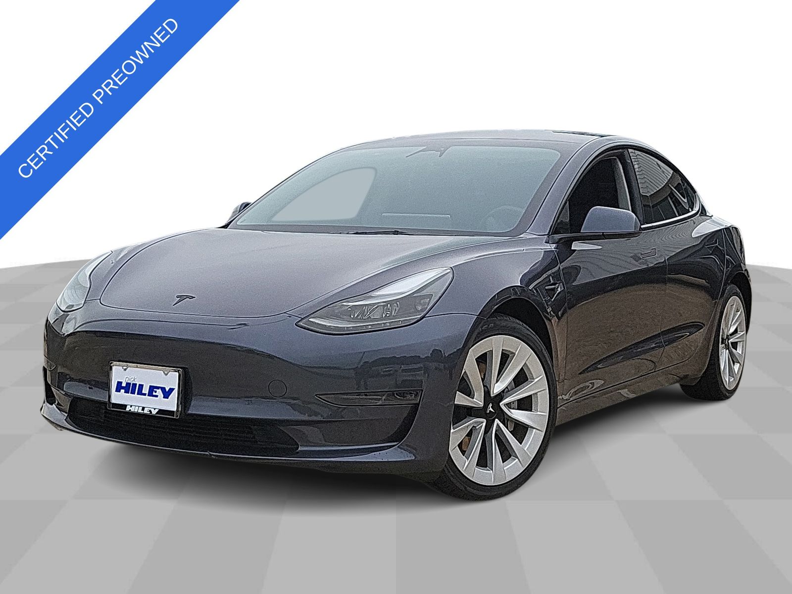 Gray 2023 Tesla Model 3 Long Range AWD Sedan All-Wheel Drive 1-Speed Automatic