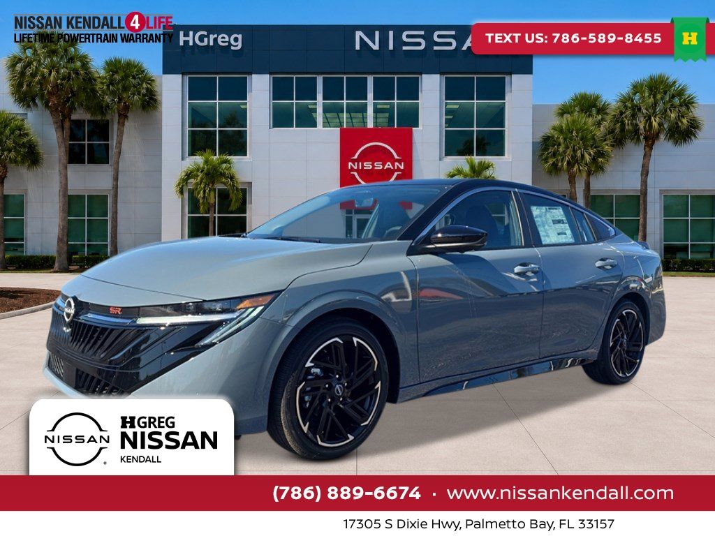 Atlantic Gray/Super Black 2026 Nissan Sentra Sedan Front-Wheel Drive Continuously Variable Transmission