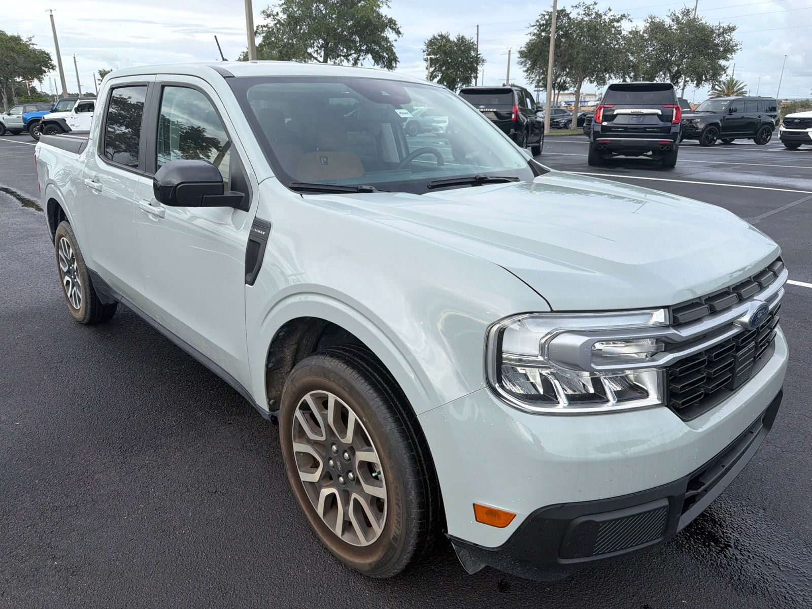 Cactus Gray 2024 Ford Maverick Pickup Truck All-Wheel Drive 8-Speed Automatic