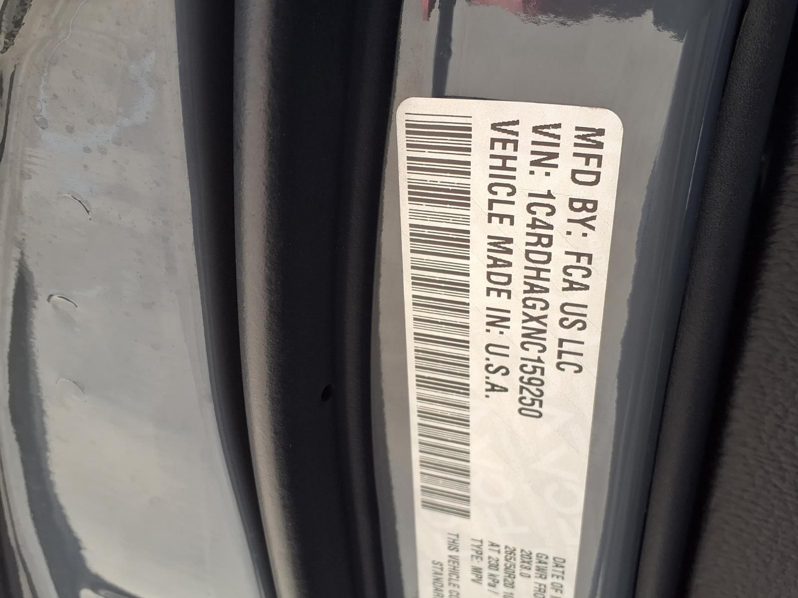 2022 Dodge Durango SXT Gray at DeMontrond Auto Country