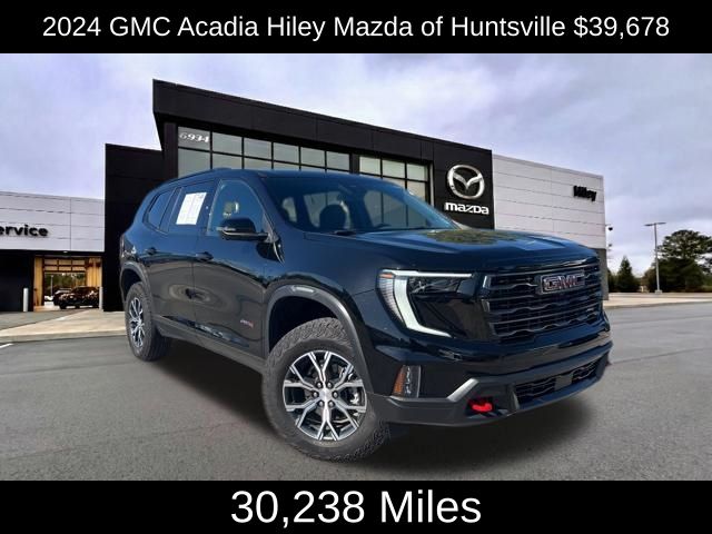 Black (Ebony Twilight Metallic) 2024 GMC Acadia AT4 AWD SUV / Crossover Four-Wheel Drive 8-Speed Automatic