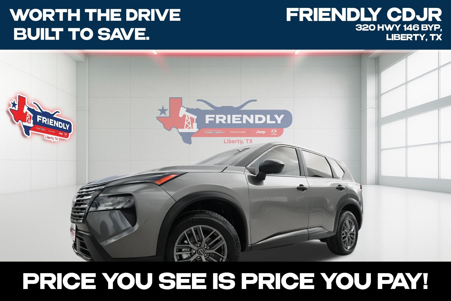 Gray (Gun Metallic) 2024 Nissan Rogue SUV / Crossover All-Wheel Drive Continuously Variable Transmission