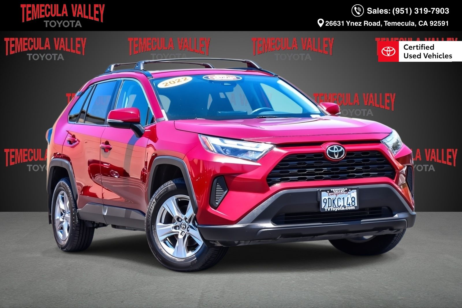 Red (Ruby Flare Pearl) 2022 Toyota RAV4 SUV / Crossover All-Wheel Drive 8-Speed Automatic