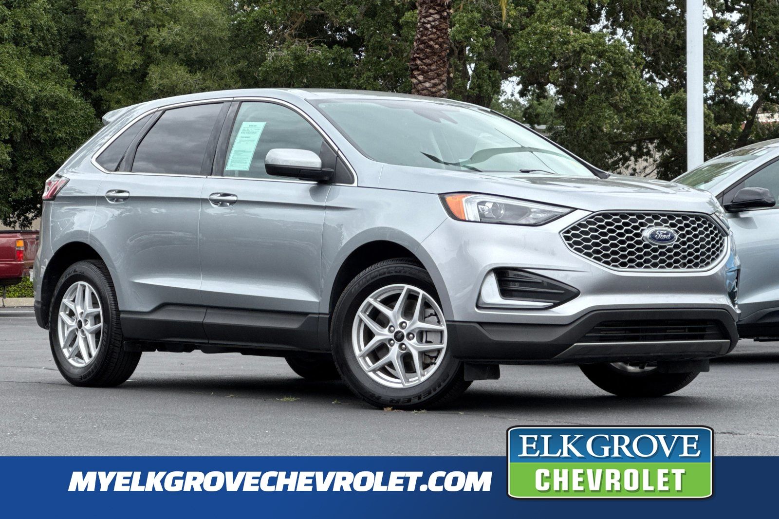 Silver Metallic 2024 Ford Edge SUV / Crossover All-Wheel Drive 8-Speed Automatic