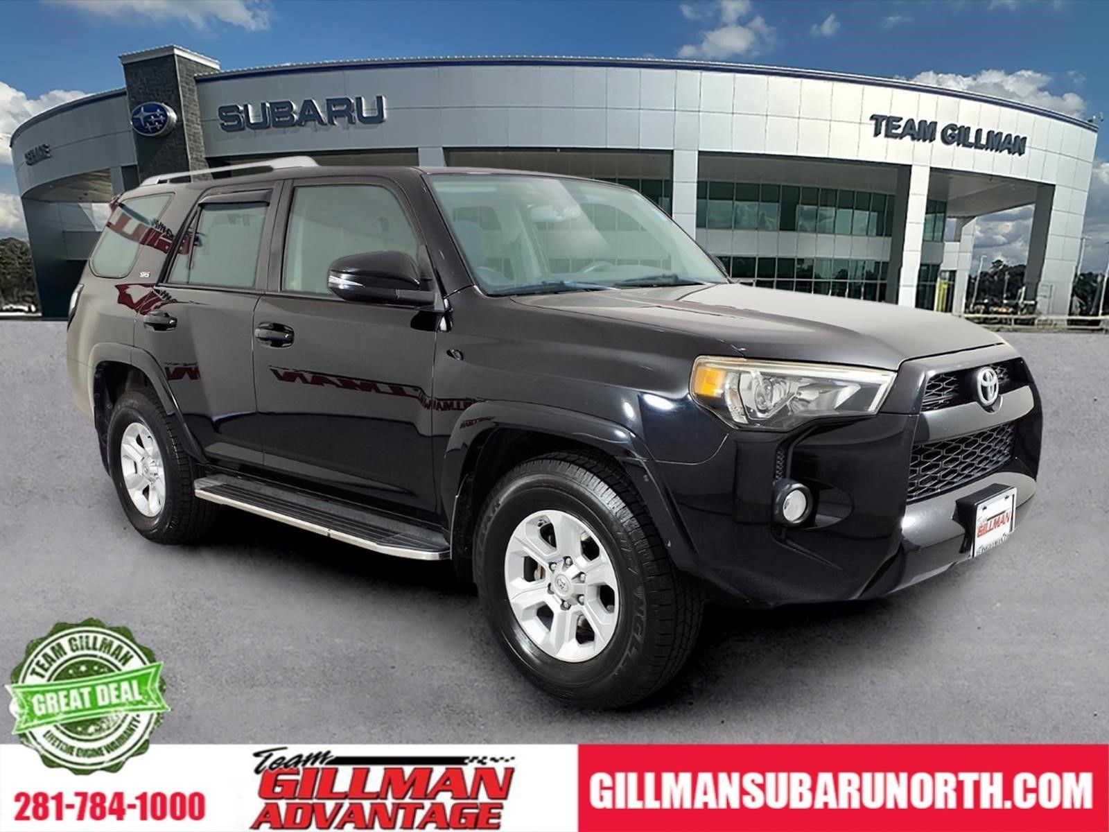 Attitude Black Metallic 2015 Toyota 4Runner SUV / Crossover 4X2 5-Speed Automatic Overdrive