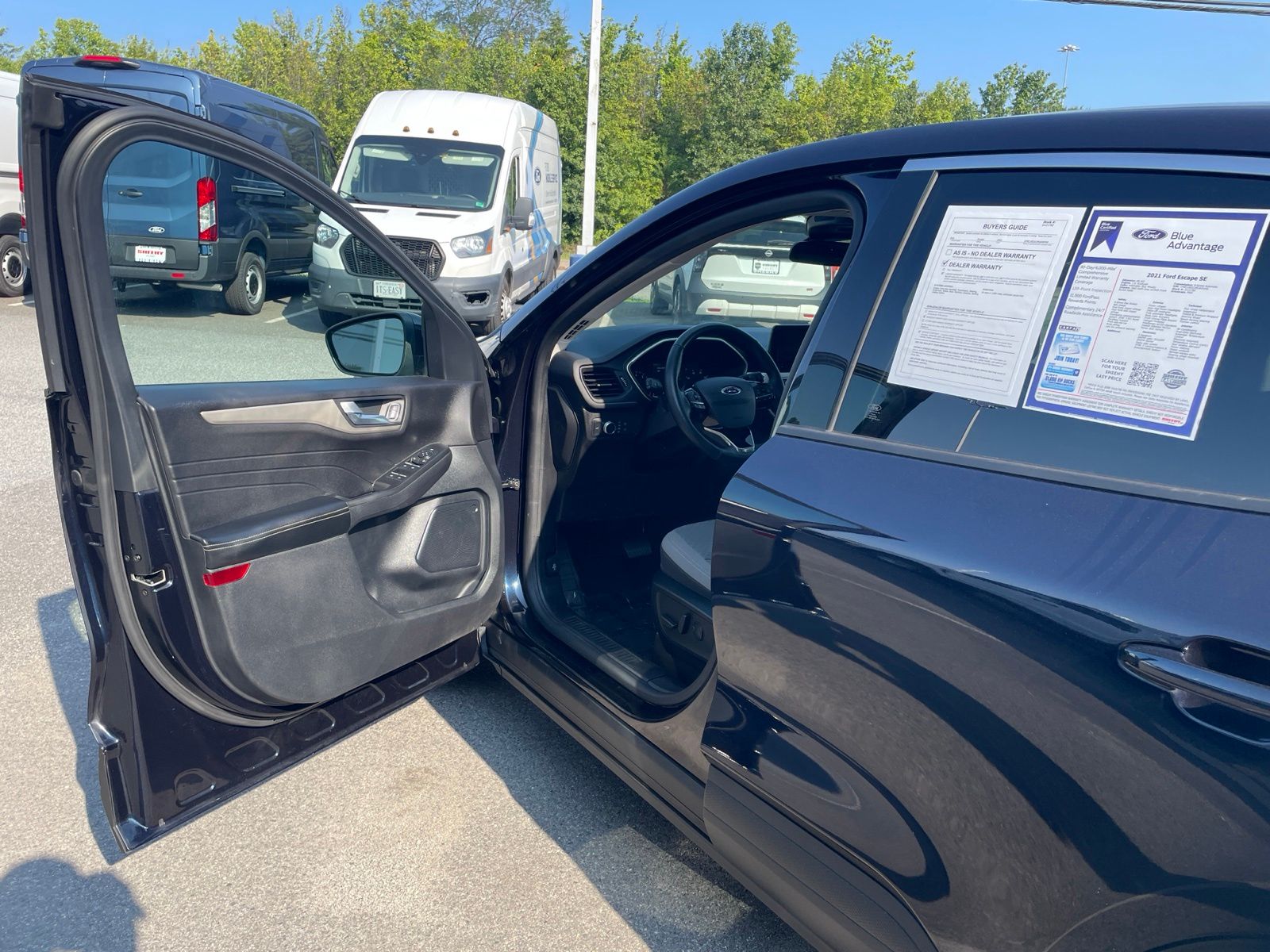 Certified Used 2021 Antimatter Blue Metallic Ford SE image 19