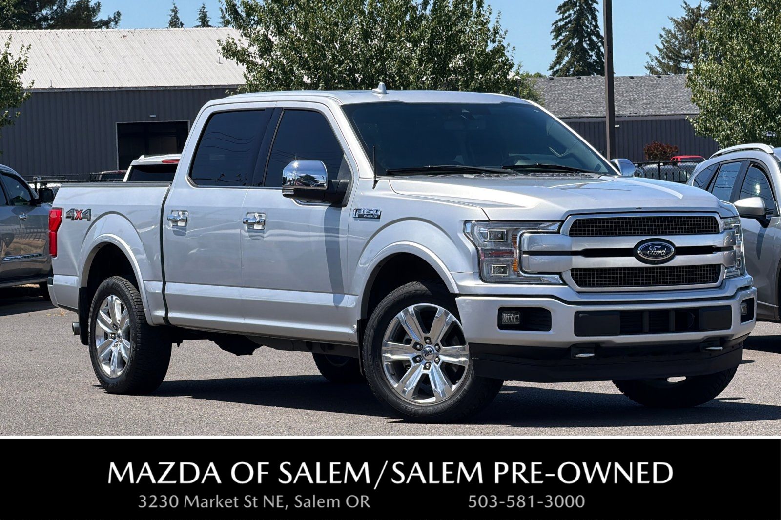Ingot Silver 2018 Ford F-150 Pickup Truck Four-Wheel Drive Automatic