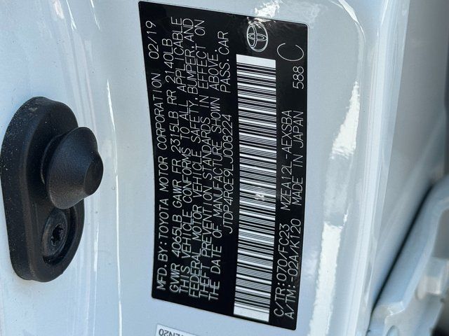 Used 2020 White Toyota SE image 23
