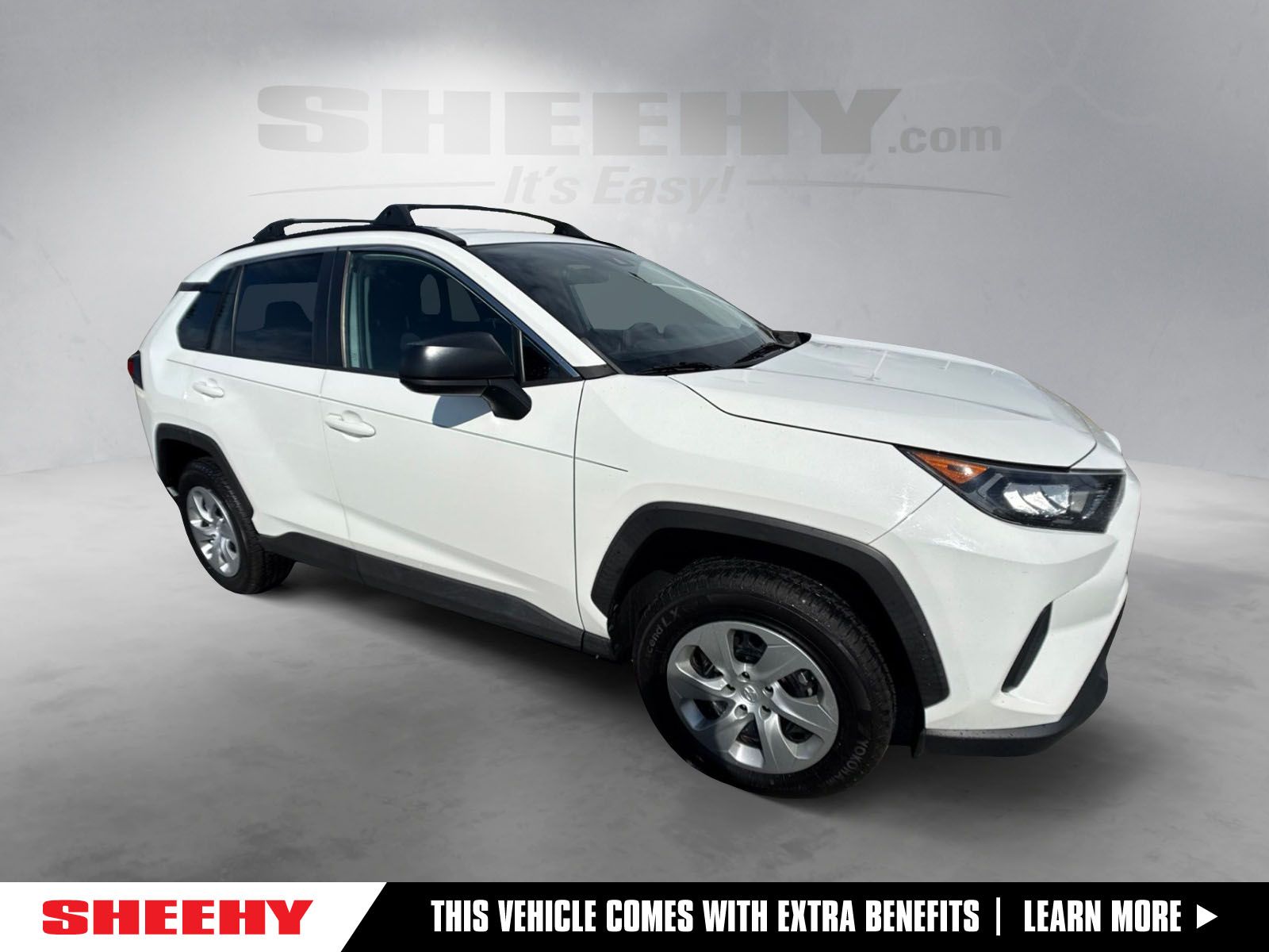 Super White 2020 Toyota RAV4 SUV / Crossover Front-Wheel Drive 8-Speed Automatic