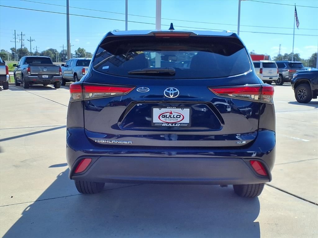2021 Toyota Highlander XLE Blue at DeMontrond Mazda