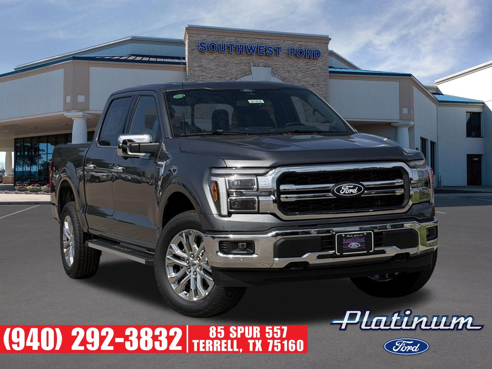 Gray Metallic 2026 Ford F-150 Pickup Truck Four-Wheel Drive Automatic