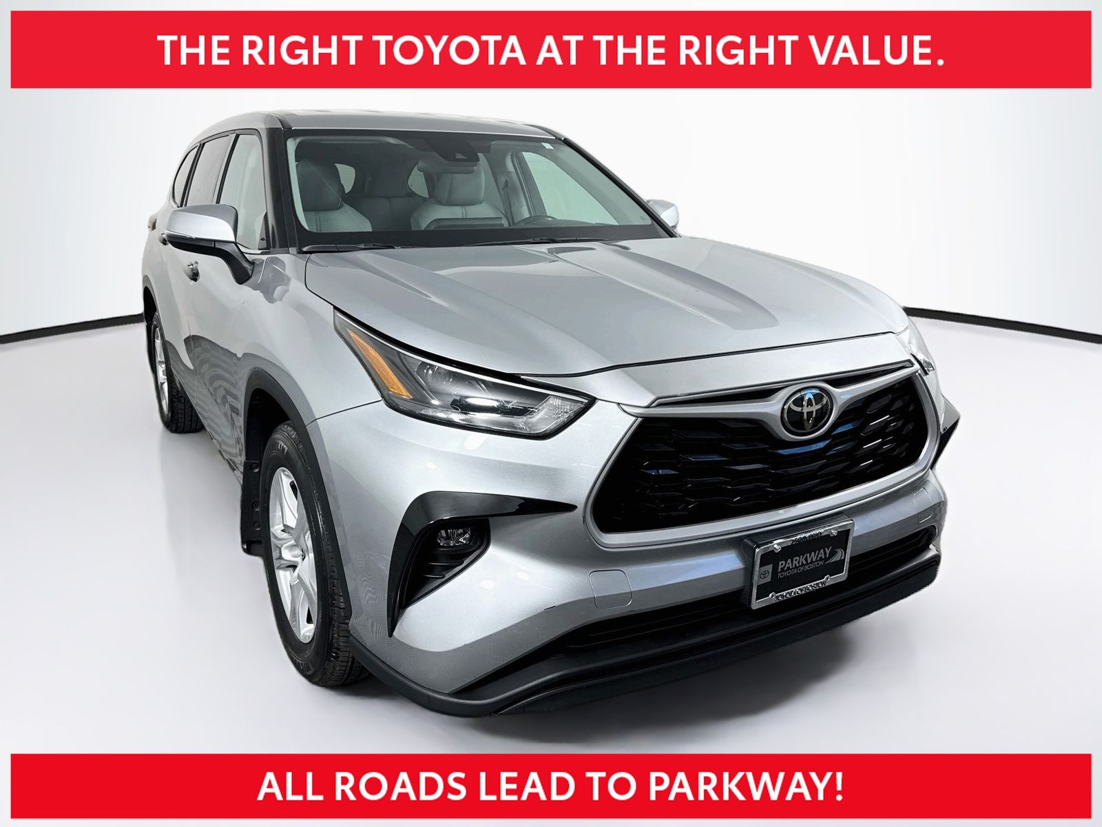 Celestial Silver Metallic 2022 Toyota Highlander SUV / Crossover All-Wheel Drive 8-Speed Automatic