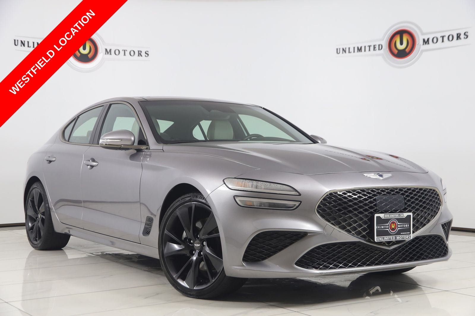 Savile Silver 2023 Genesis G70 Sedan Rear-Wheel Drive 8-Speed Automatic