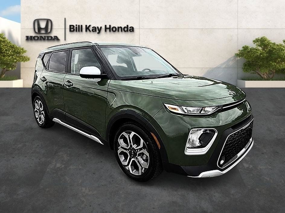 Undercover Green 2021 Kia Soul SUV / Crossover Front-Wheel Drive Continuously Variable Transmission