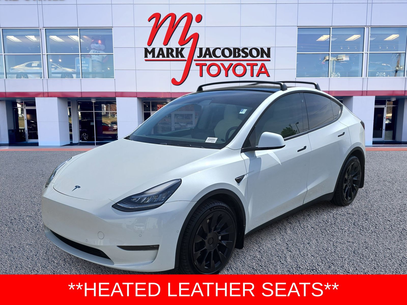 Pearl White Multi-Coat 2020 Tesla Model Y Long Range AWD SUV / Crossover All-Wheel Drive 1-Speed Automatic