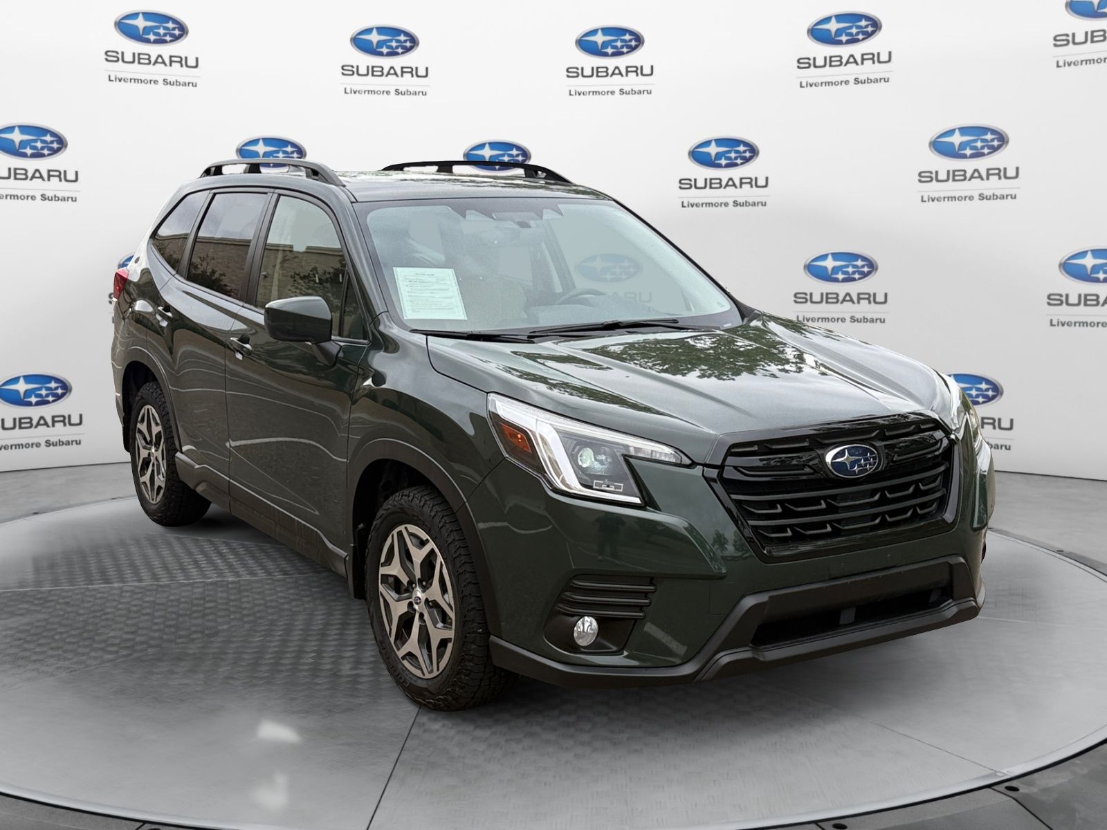 Cascade Green Silica 2023 Subaru Forester Premium Crossover AWD SUV / Crossover All-Wheel Drive Continuously Variable Transmission
