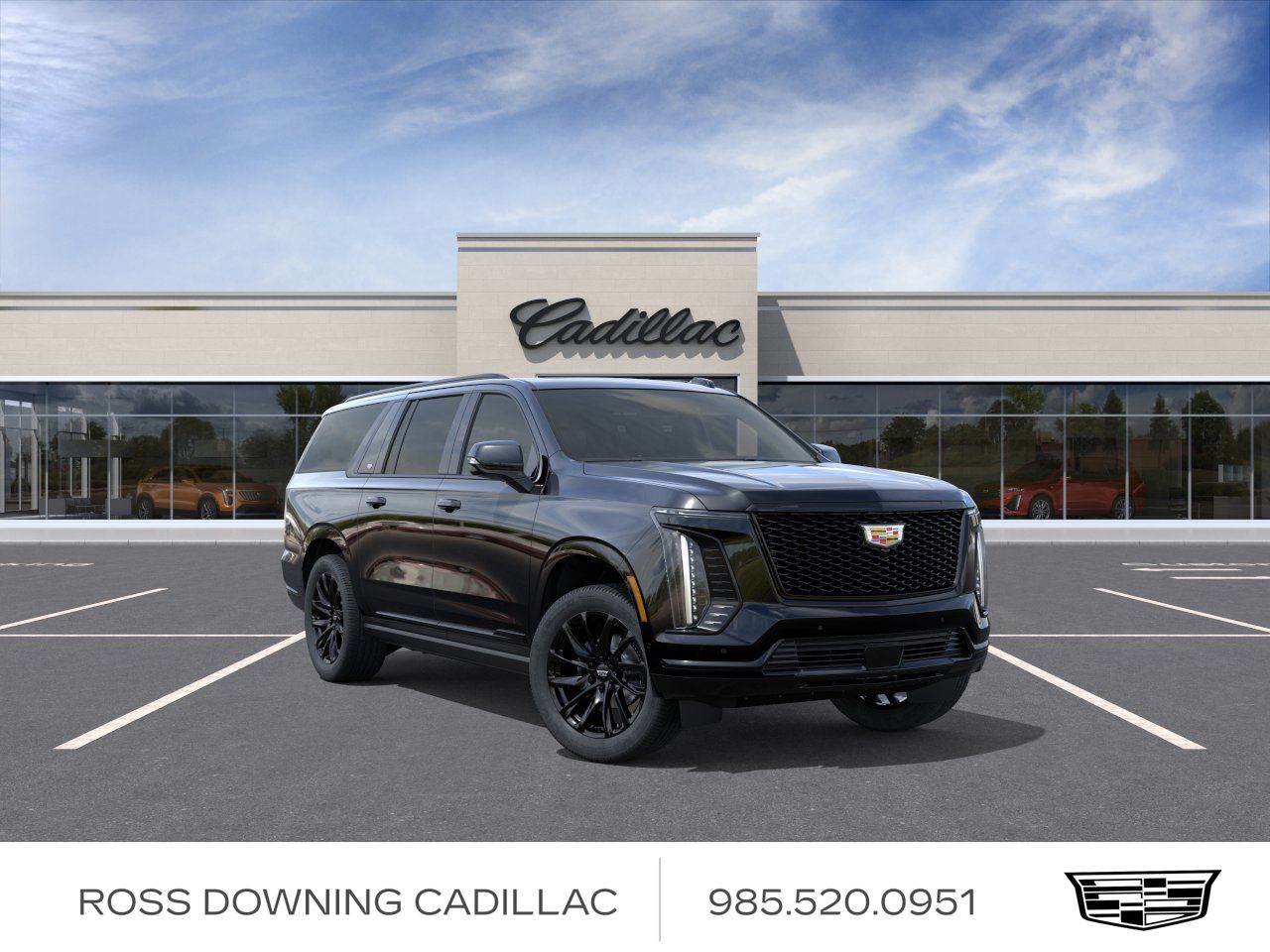 2026 Cadillac Escalade ESV Sport Black at Ross Downing Buick GMC