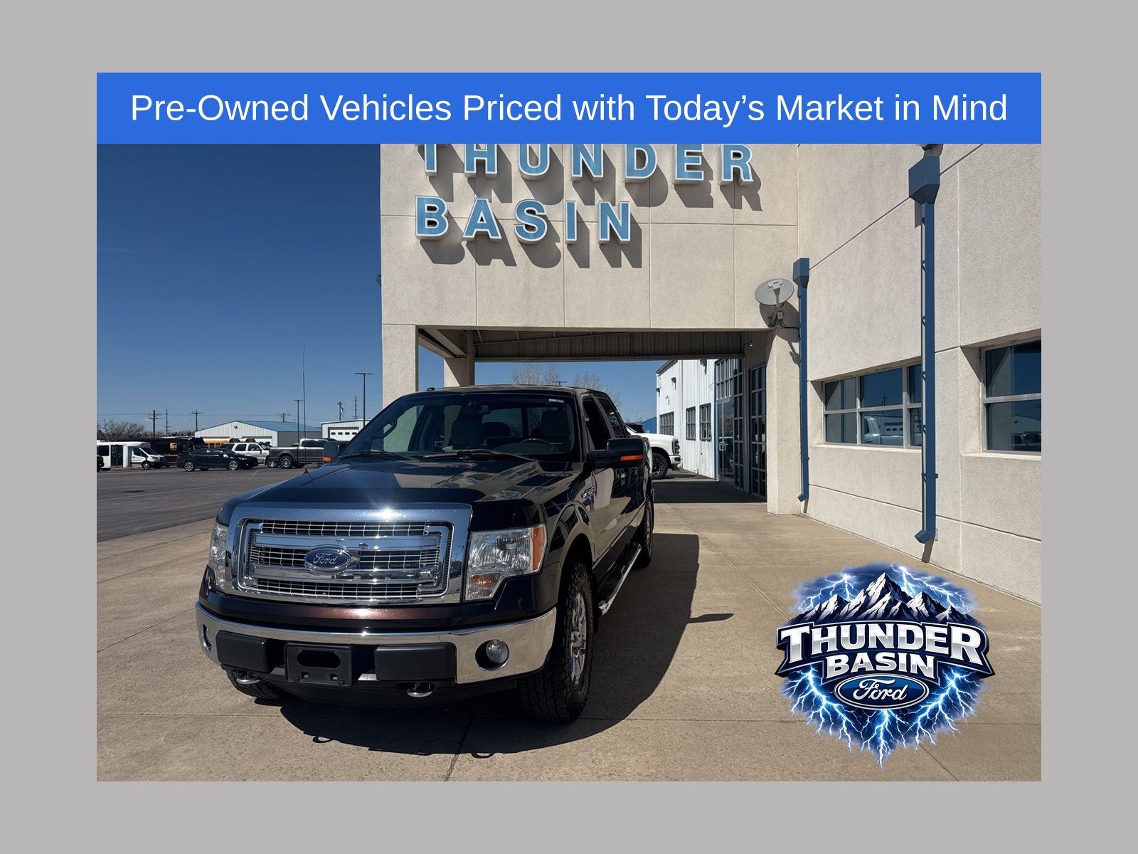 Brown Metallic 2013 Ford F-150 XLT SuperCrew 4WD Pickup Truck Four-Wheel Drive 6-Speed Automatic