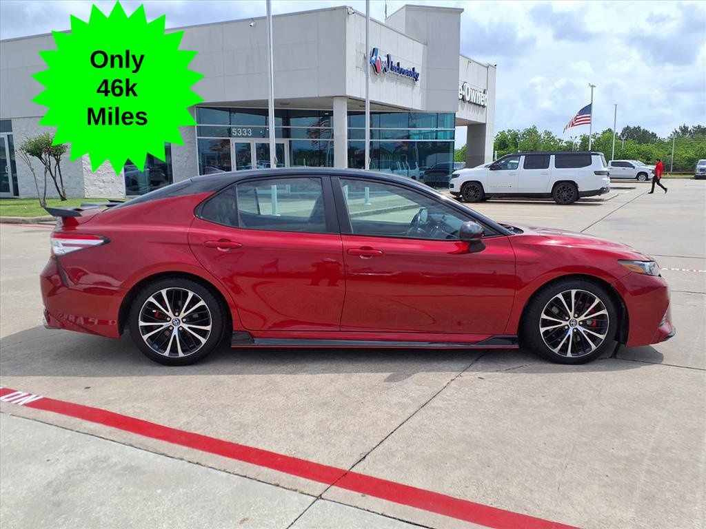 2020 Toyota Camry TRD V6 Red at Joe Myers Mazda Kia