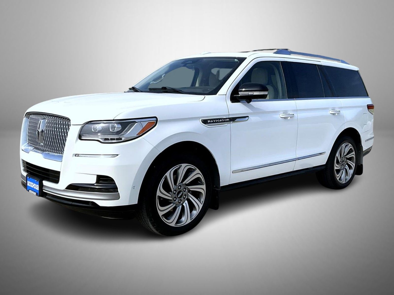 White Metallic 2023 Lincoln Navigator SUV / Crossover Four-Wheel Drive Automatic