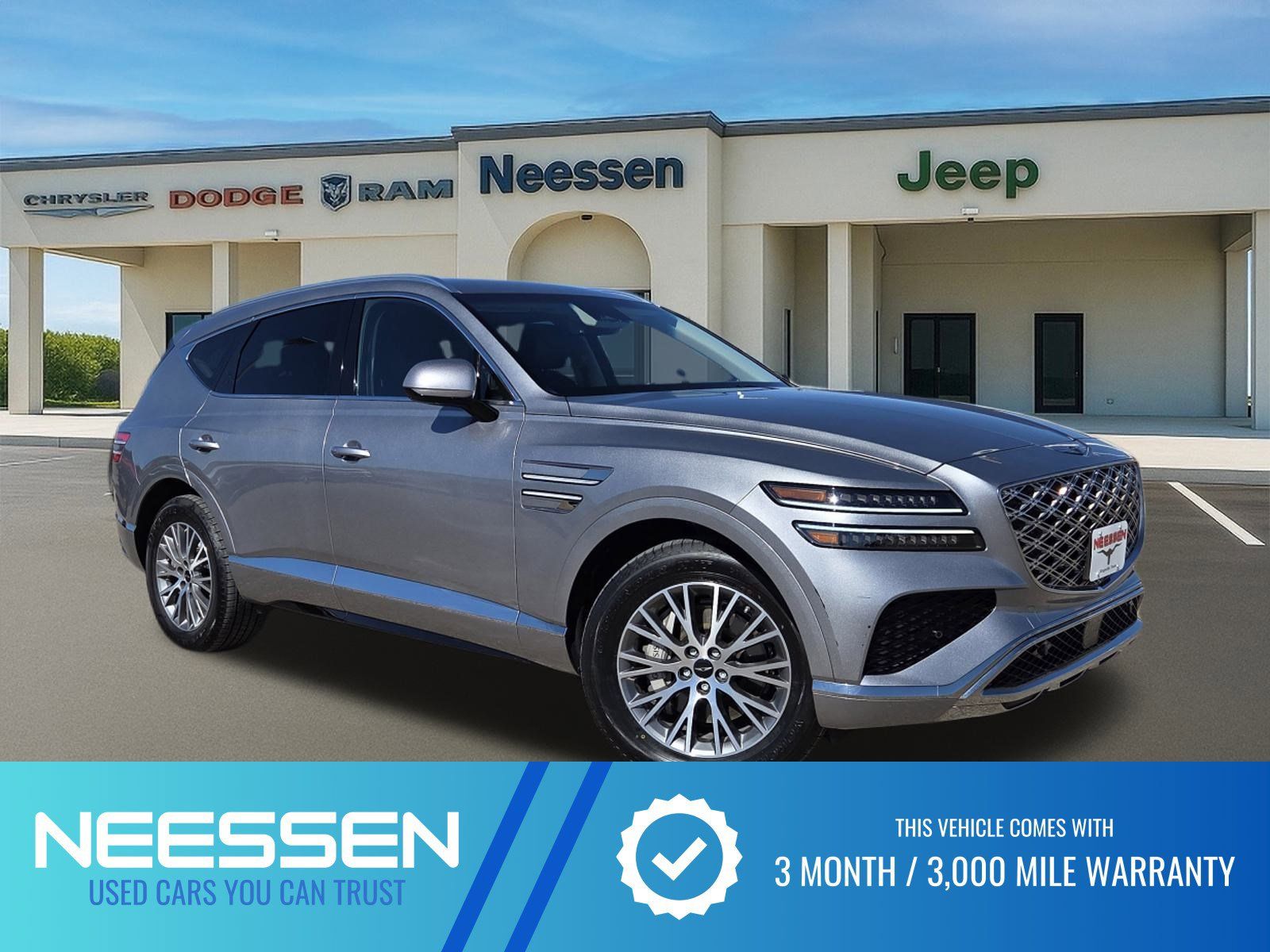 Silver 2025 Genesis GV80 2.5T Standard AWD SUV / Crossover All-Wheel Drive Automatic