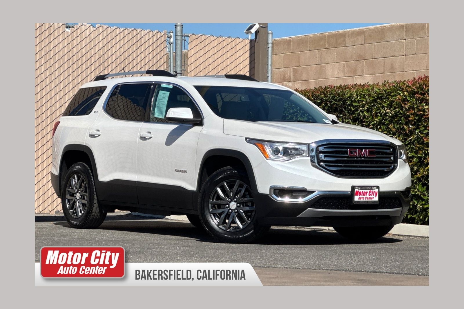 White Frost Tricoat 2018 GMC Acadia SLT-1 AWD SUV / Crossover Four-Wheel Drive 6-Speed Automatic