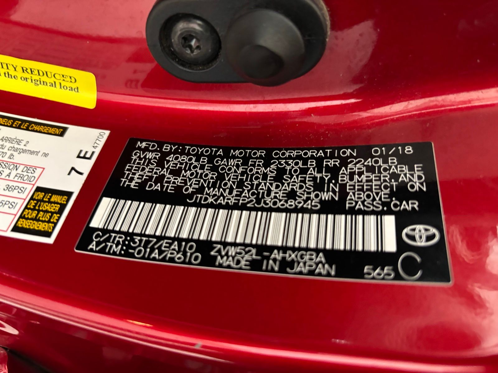 Used Car 2018 Toyota Prius Prime  For Sale Under $20,000 In Austin, Texas