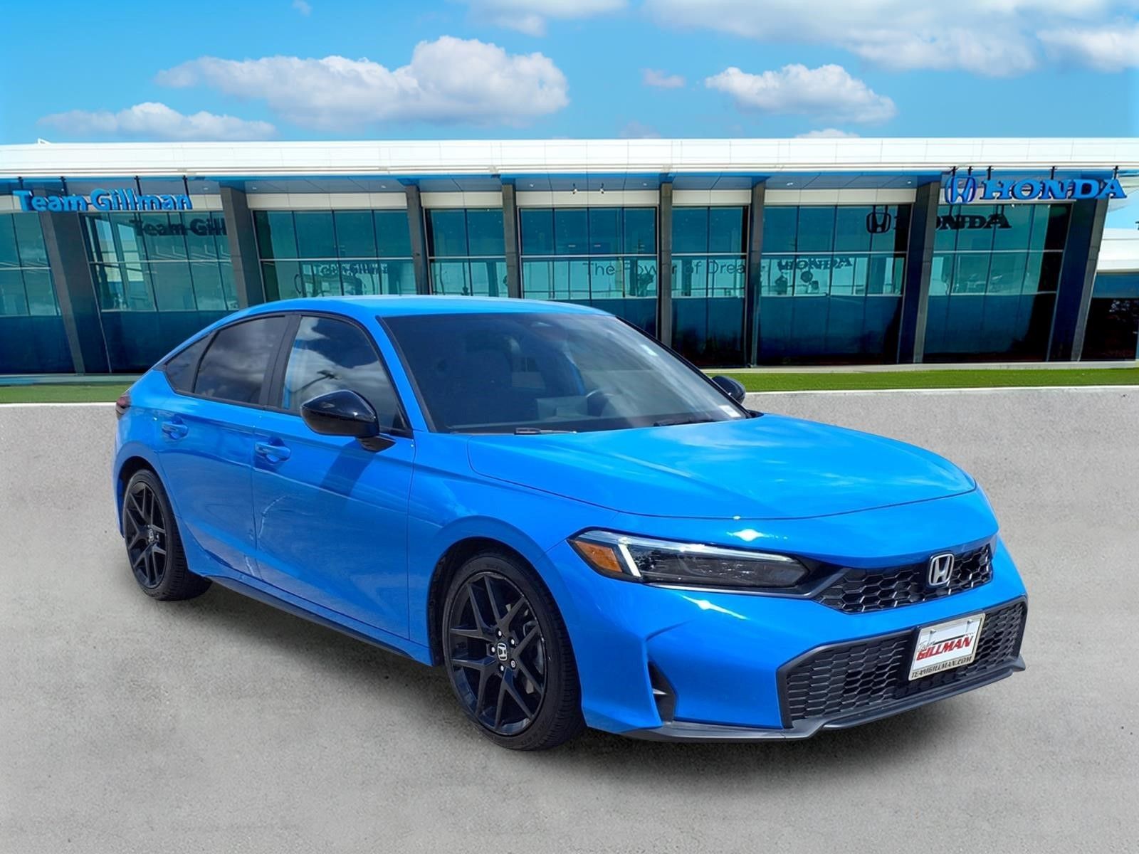 Boost Blue Pearl 2025 Honda Civic Hatchback Hatchback Front-Wheel Drive Continuously Variable Transmission