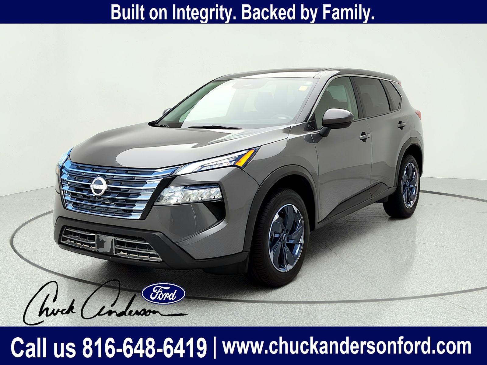 Gray (Gun Metallic) 2024 Nissan Rogue SUV / Crossover All-Wheel Drive Continuously Variable Transmission