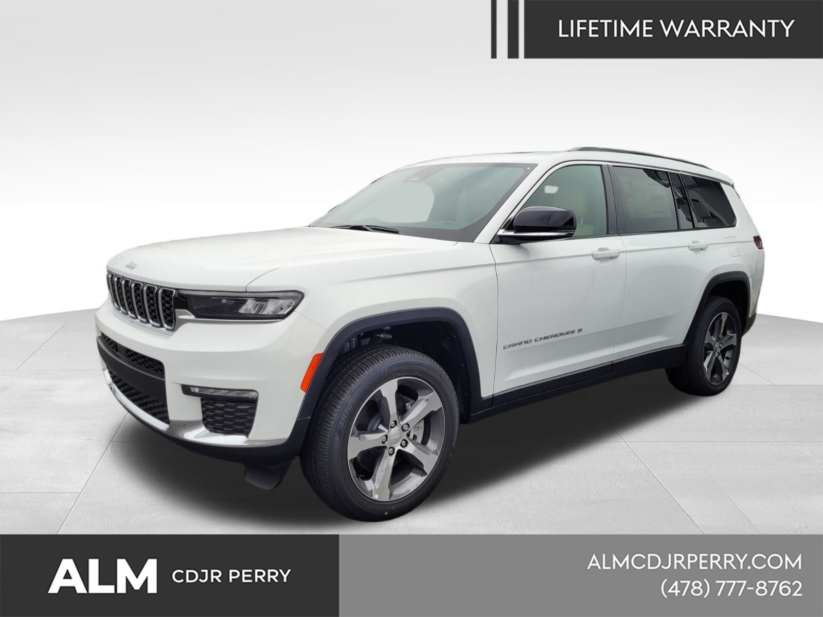 Bright White Clearcoat 2025 Jeep Grand Cherokee L Limited 4WD SUV / Crossover Four-Wheel Drive 8-Speed Automatic