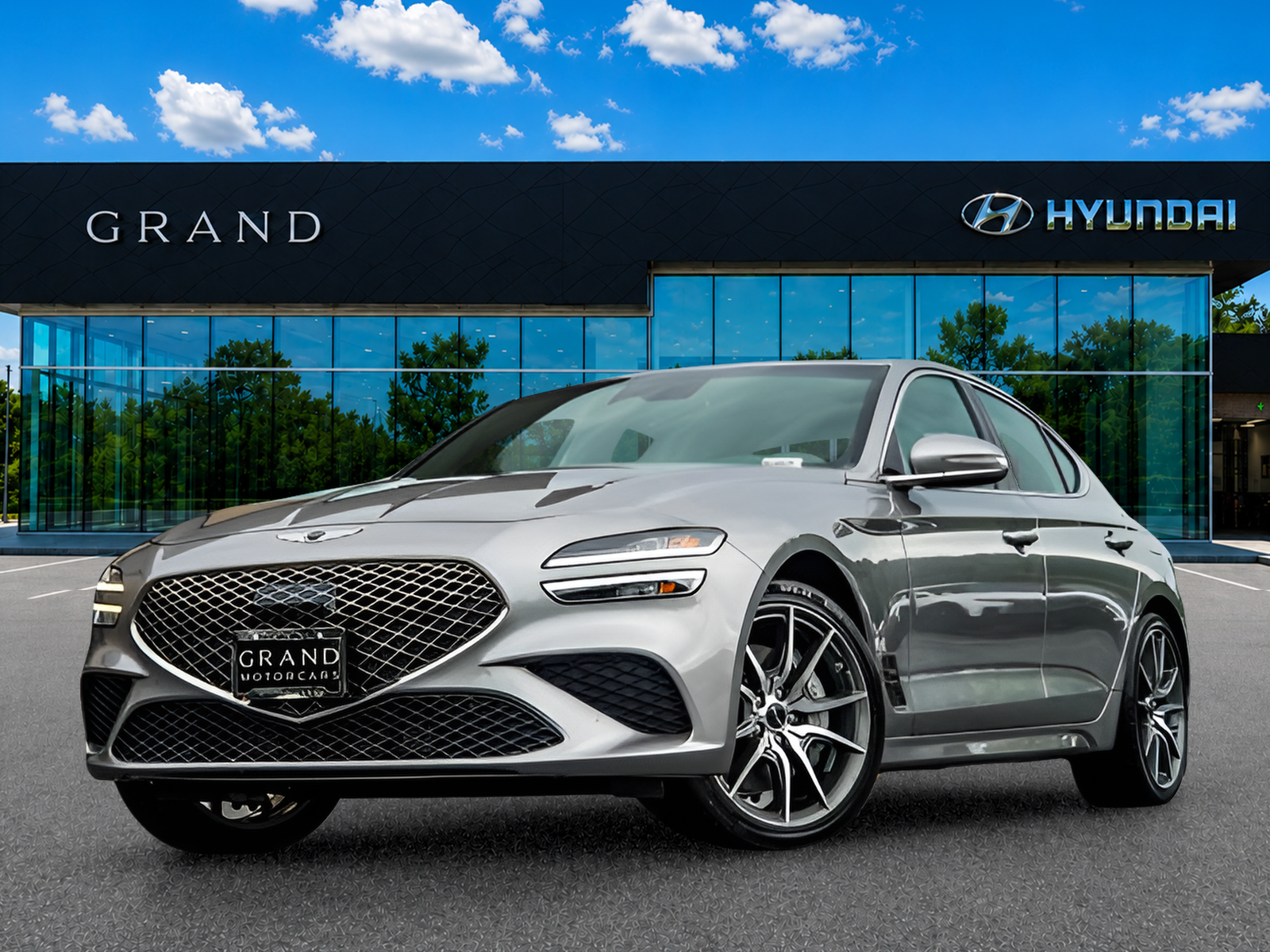 Savile Silver 2025 Genesis G70 Sedan Rear-Wheel Drive 8-Speed Automatic