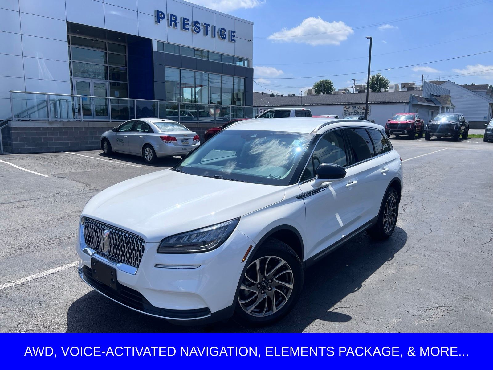 White 2020 Lincoln Corsair SUV / Crossover All-Wheel Drive 8-Speed Automatic