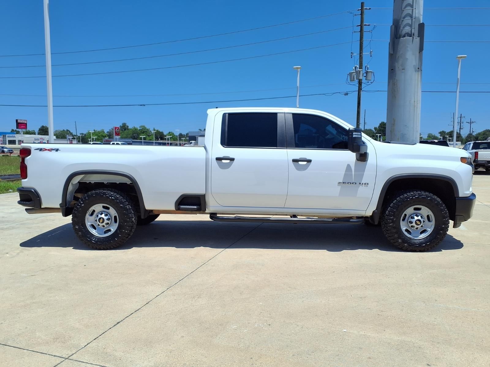 2023 Chevrolet Silverado 2500HD Work Truck White at Wharton Chevrolet GMC