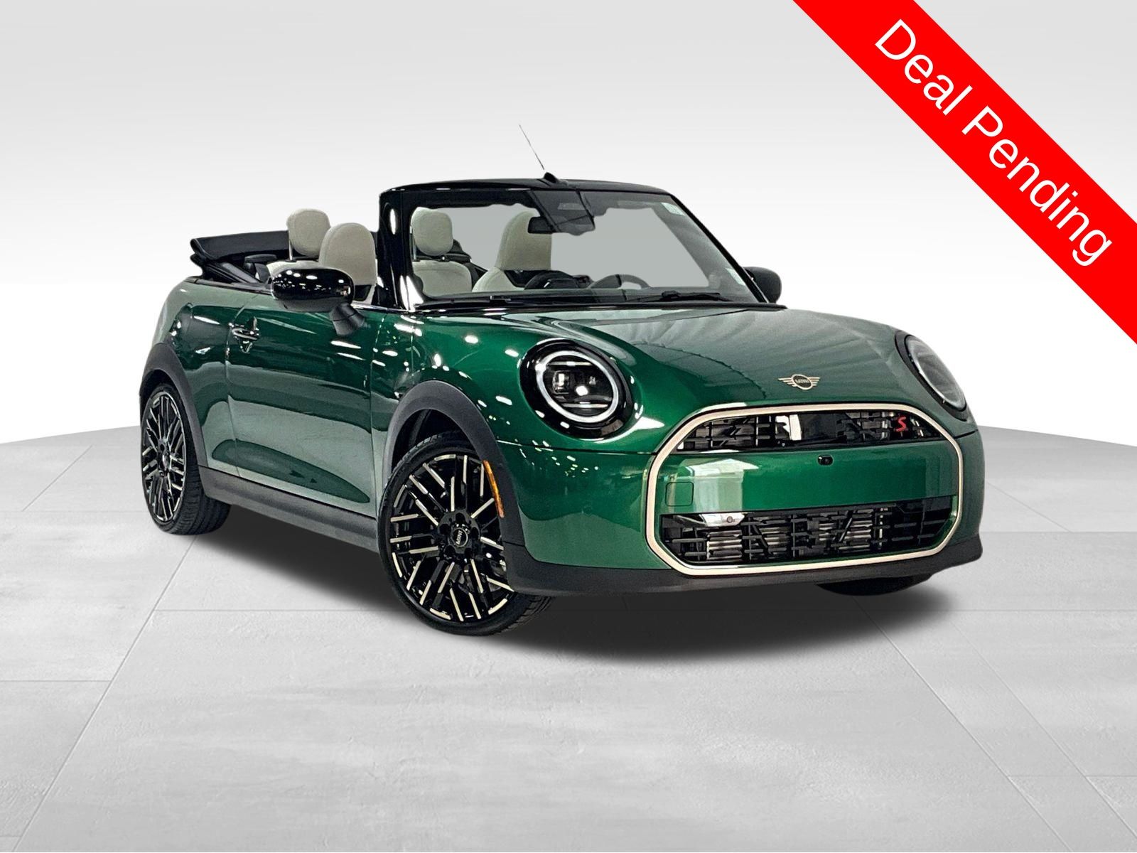 British Racing Green IV Metallic 2026 MINI Cooper S Convertible FWD Convertible Front-Wheel Drive 7-Speed Automatic