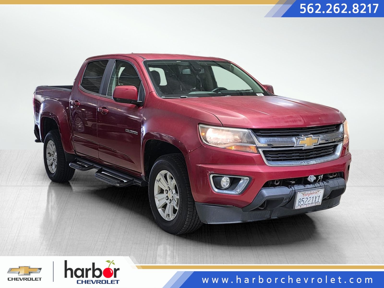 Red Rock Metallic 2016 Chevrolet Colorado Pickup Truck Four-Wheel Drive 6-Speed Automatic