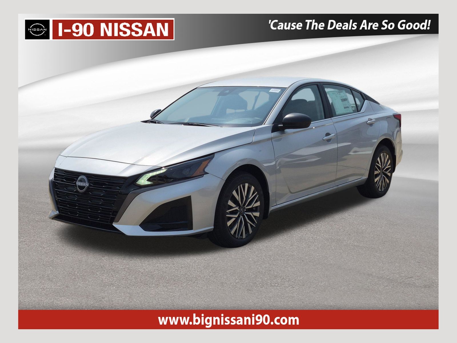 Brilliant Silver Metallic 2026 Nissan Altima Sedan All-Wheel Drive Continuously Variable Transmission