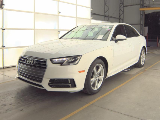 Ibis White 2018 Audi A4 2.0 TFSI ultra Premium FWD Sedan Front-Wheel Drive 7-Speed Automatic