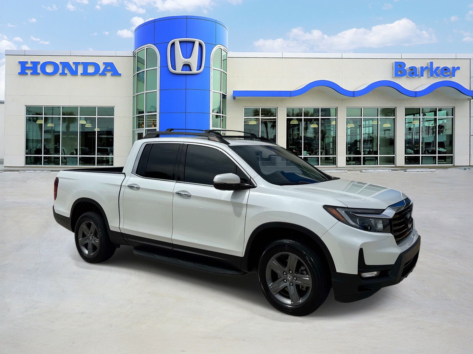Platinum White Pearl 2022 Honda Ridgeline Pickup Truck All-Wheel Drive 9-Speed Automatic