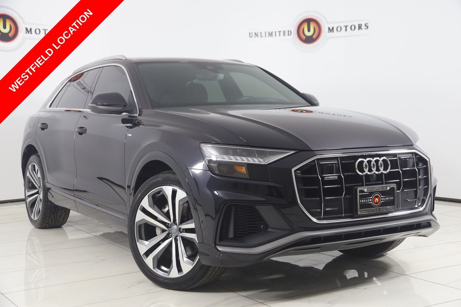 Orca Black Metallic 2021 Audi Q8 SUV / Crossover All-Wheel Drive 8-Speed Automatic