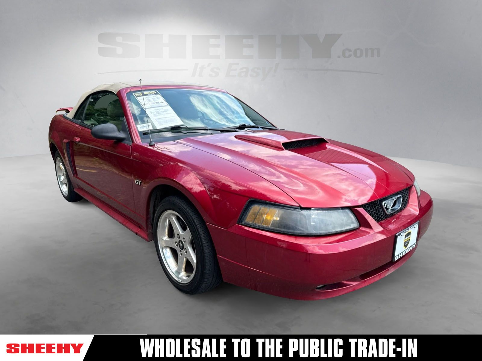 Redfire Clearcoat Metallic 2003 Ford Mustang Convertible 4-Speed Automatic Overdrive