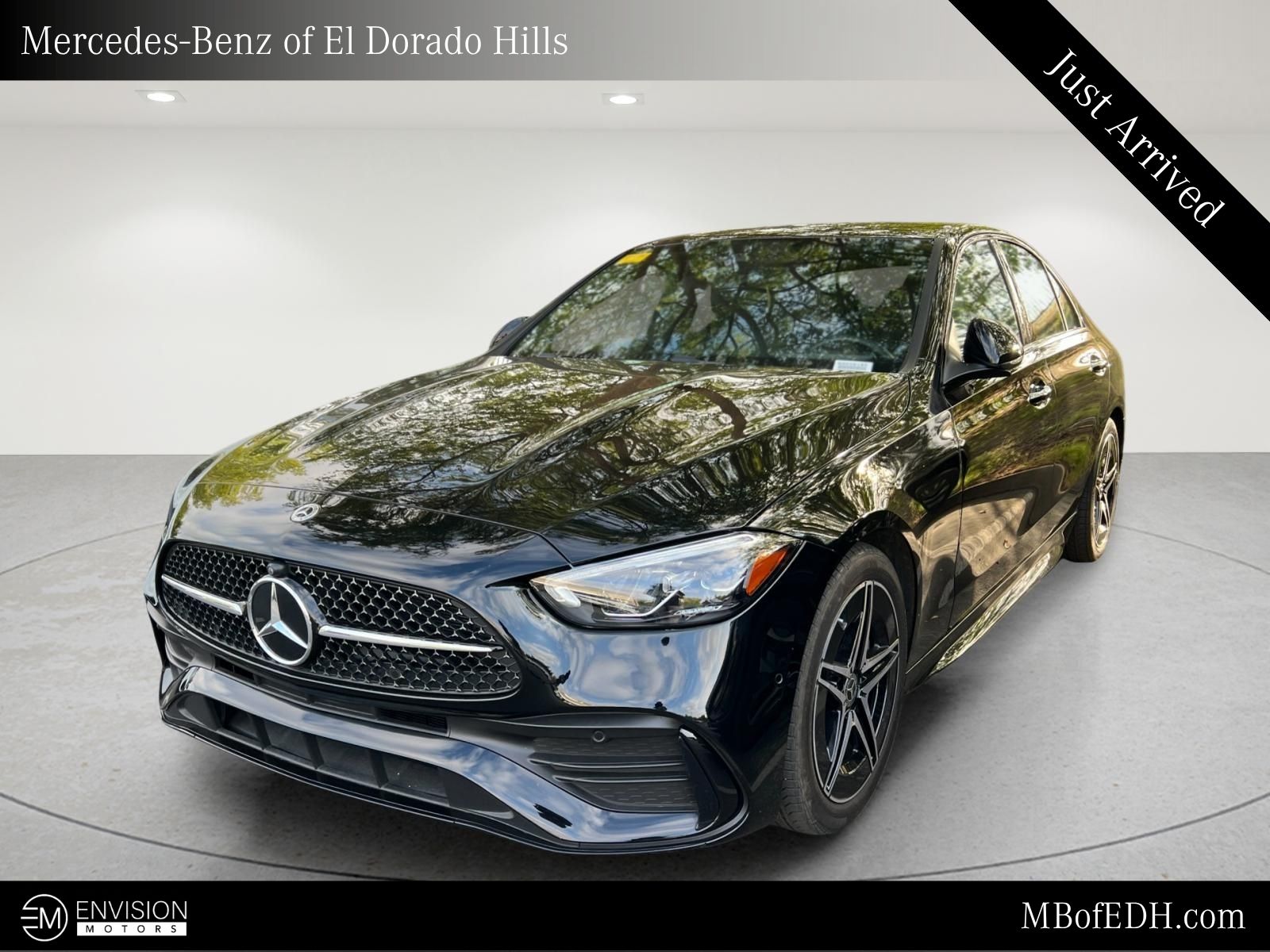 Black 2025 Mercedes-Benz C-Class Sedan All-Wheel Drive 9-Speed Automatic